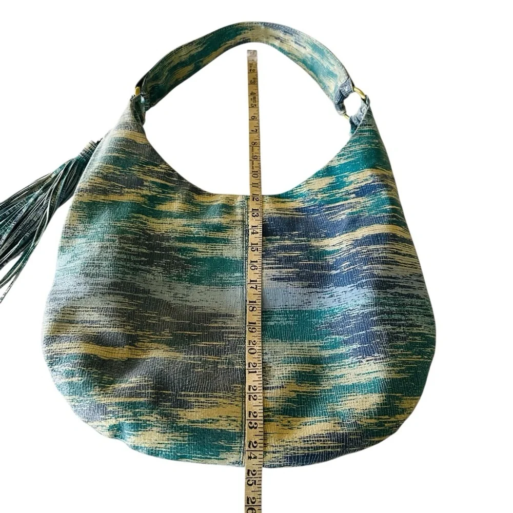 Hobo International Gardner Cracked Glass Leather‎ Shoulder Bag